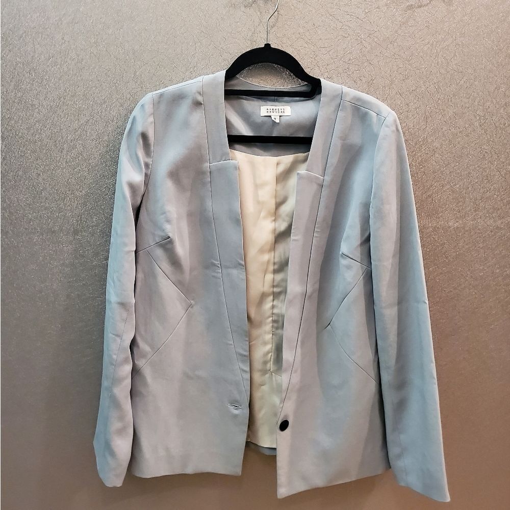 Barneys New York Light Blue Blazer